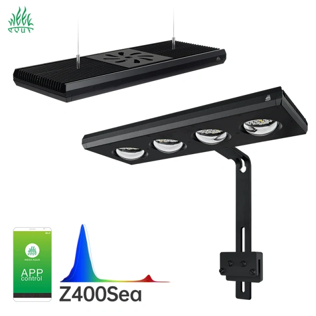 Week Aqua Z250 Sea Z400 Sea Bluetooth 3.0 Aquarium Marine Light Fully Programmable A8se Led Saltwater Coral Reef Lamp