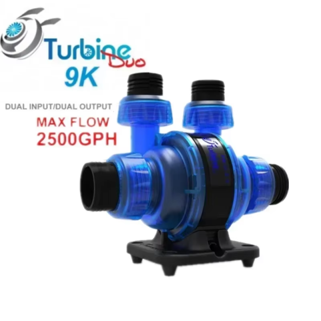 Fish Tank Turbine Duo 6K 9K 12K Flow Pump Water Pump for Freshwater and Marine Aquarium
