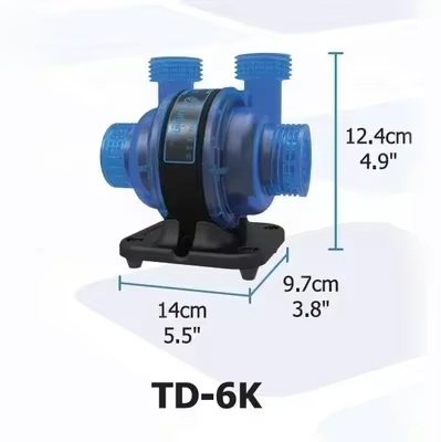 Fish Tank Turbine Duo 6K 9K 12K Flow Pump Water Pump for Freshwater and Marine Aquarium