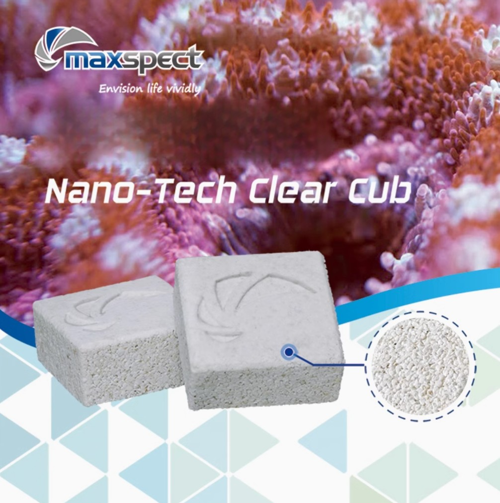 Nano-Tech Clear Cube (8 pcs) Eliminates Organic Waste & Algae Keeps Water Clear Treats 400L Aquarium Filter Media