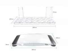 Multi-Functional Fragnifier Magnifying Glass Coral Frag Rack & Scraper N52 Magnets for Easy Coral Observation Marine Tank Tool