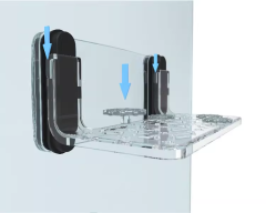 Multi-Functional Fragnifier Magnifying Glass Coral Frag Rack & Scraper N52 Magnets for Easy Coral Observation Marine Tank Tool