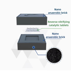 Aquarium Nano-Tech Anaerobic Block (2 Blocks)- Reduce Nitrates Promotes Denitrifying Bacteria Treat 1000L Fish Tank Filtration