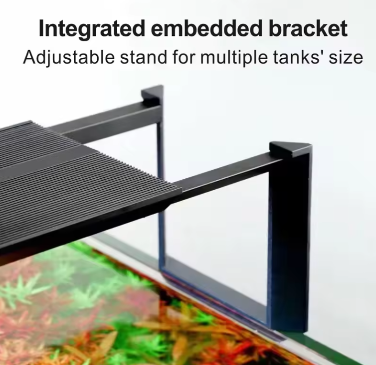 MicMol NiHao Bluetooth / App Control Aquarium Plant Light Full Spectrum Freshwater Lamp Aquaculture WRGB 4K HD