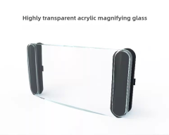 Multi-Functional Fragnifier Magnifying Glass Coral Frag Rack & Scraper N52 Magnets for Easy Coral Observation Marine Tank Tool