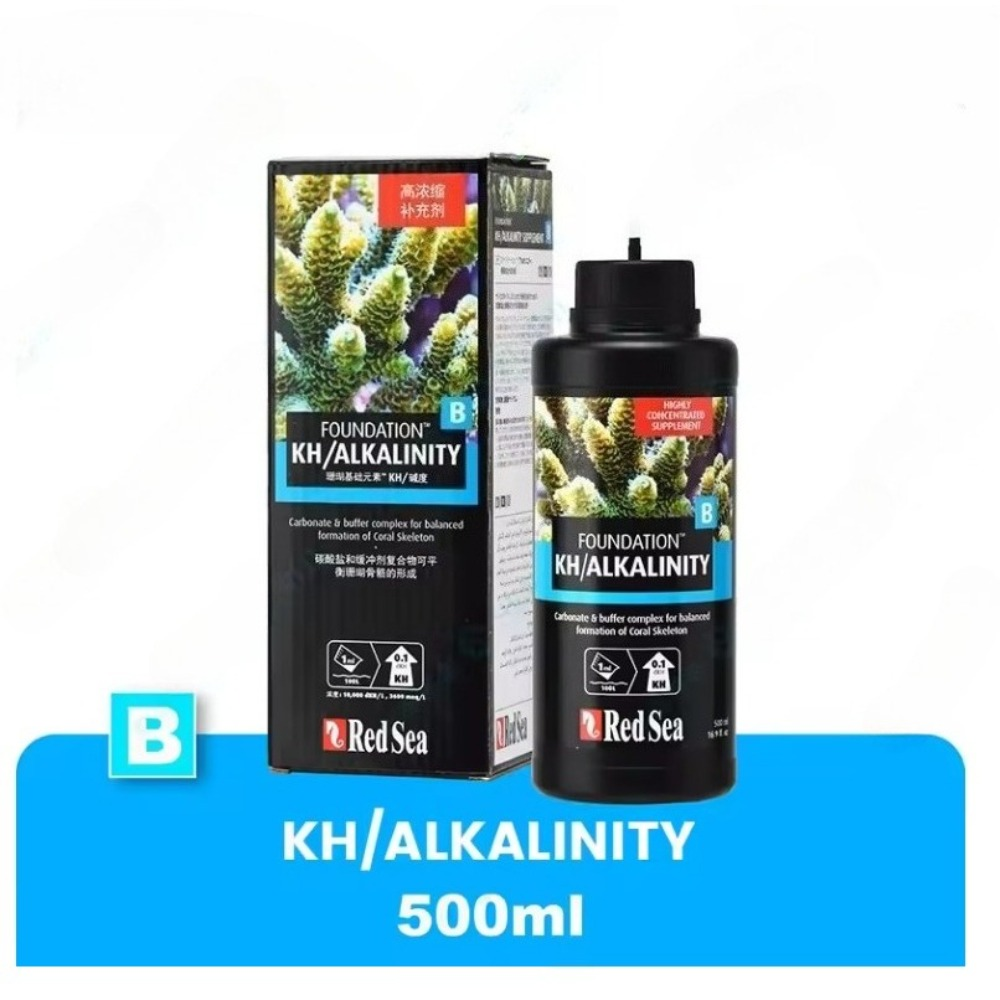 RedSea Basic Trace Element B Carbonates Seawater Buffers Maintain Alkalinity PH Complete Coral Reef Conservation Plan​