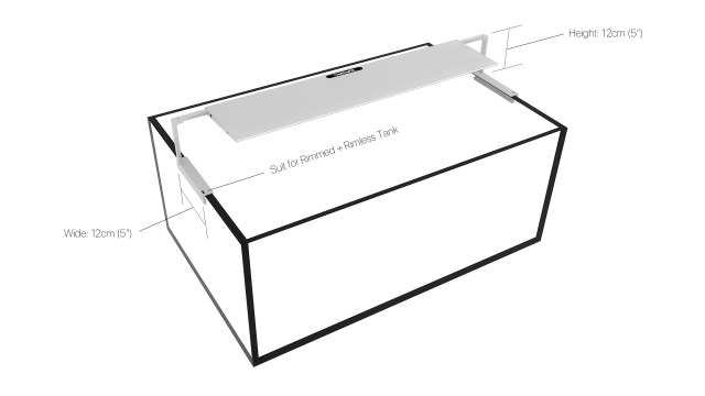MicMol G3 AQUA Air Series Bluetooth APP Control Aquarium Full Spectrum Led Light for Frewater / Marine Tank