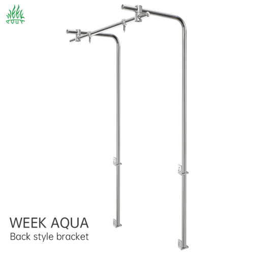 WEEK AQUA DJ-H Universal Aquarium Light Stand Aluminum Alloy Adjustable Hanging Bracket for LED Fixtures