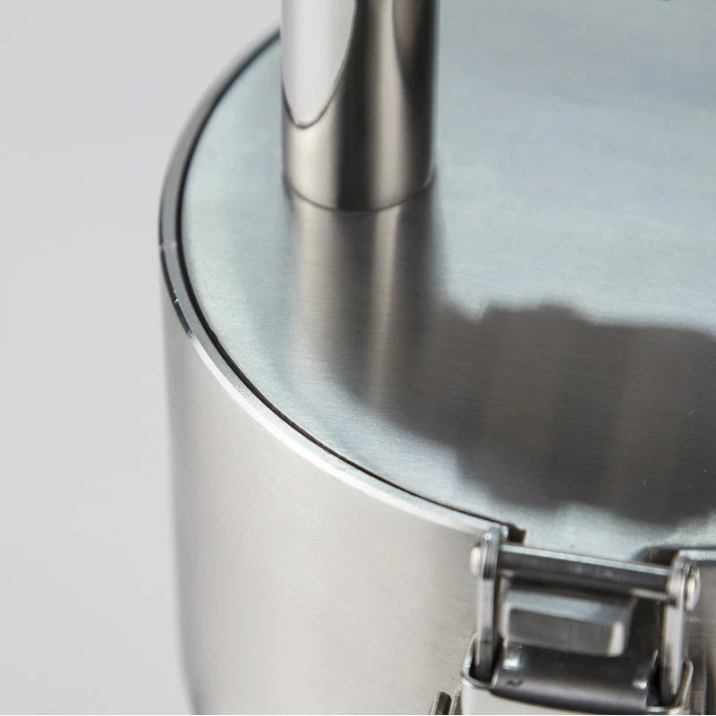 304 Stainless Steel Filter Barrel with Water Pump for Plant Aquarium Fish Tank