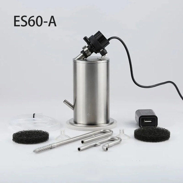 304 Stainless Steel Filter Barrel with Water Pump for Plant Aquarium Fish Tank