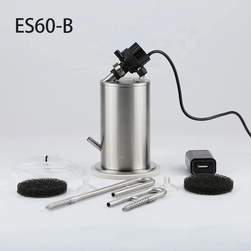 304 Stainless Steel Filter Barrel with Water Pump for Plant Aquarium Fish Tank