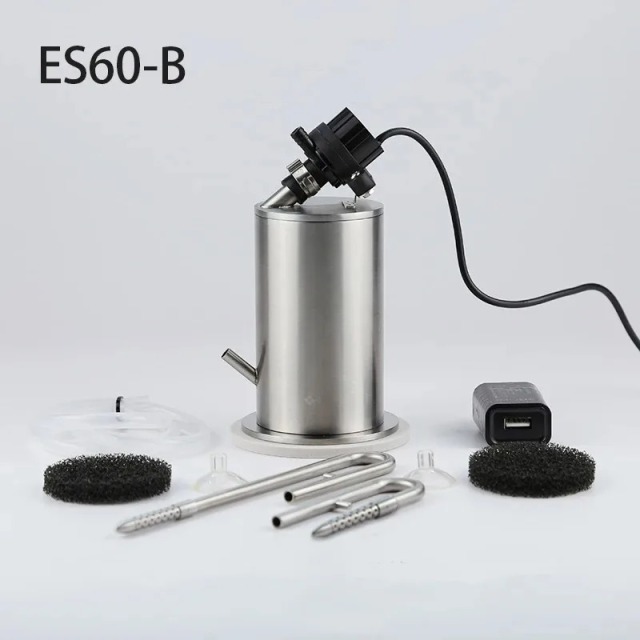 304 Stainless Steel Filter Barrel with Water Pump for Plant Aquarium Fish Tank