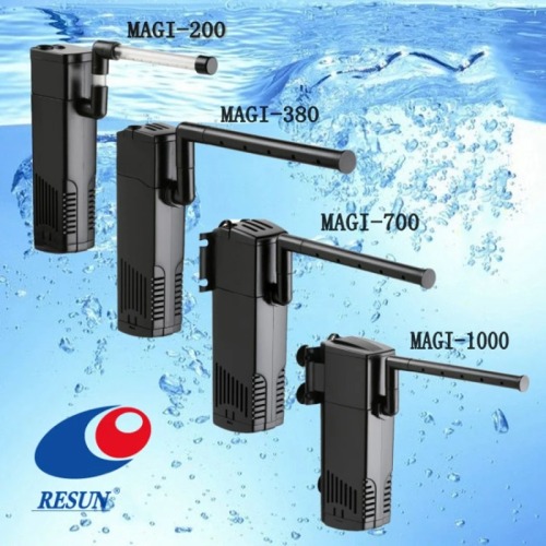 Resun Magi-200/380/700/1000 Powerful Effective Reliable Aquarium Fish Tank Water Pump Internal Filter