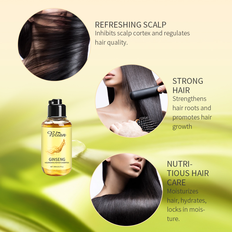 Ginseng Promote Scalp Blood Circulation And Hair Growth Hair Shampoo