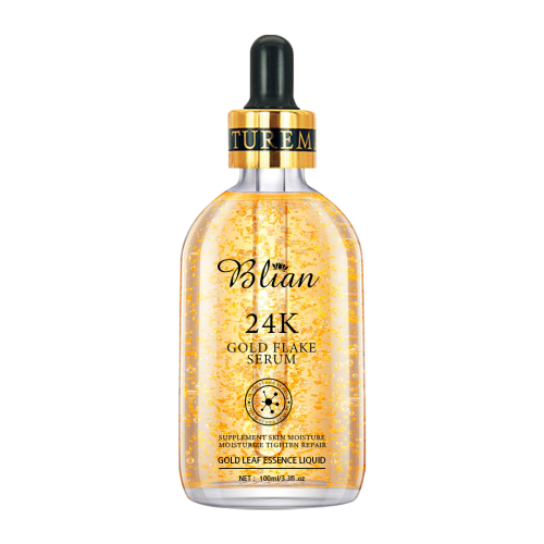 24K Gold Foil Moisturizing Firming Serum For Anti-Aging Anti-Wrinkle And Reducing Fine Line+ Improving Skin Tone. Essence