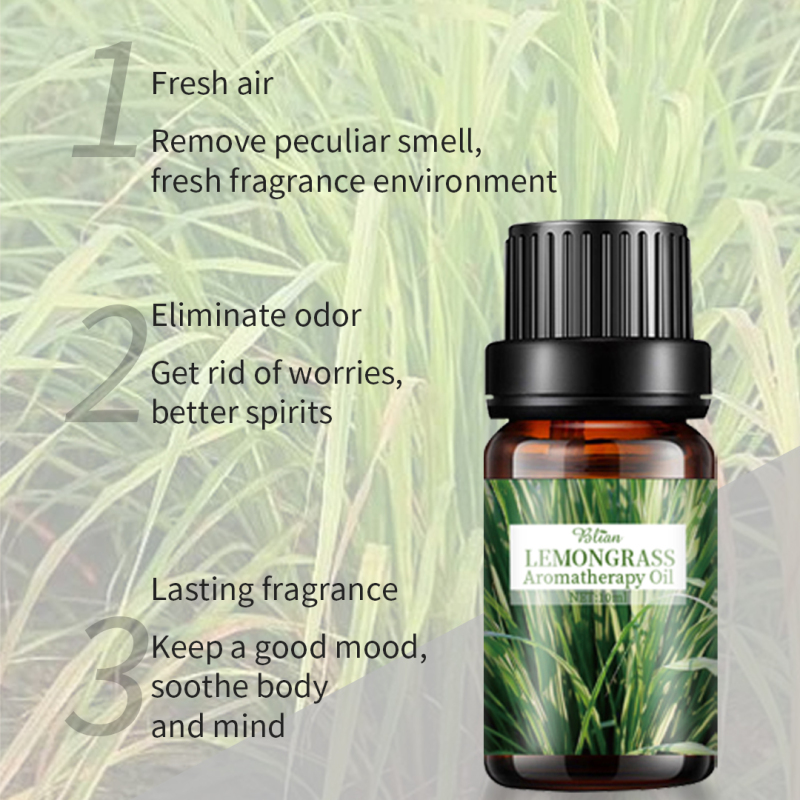 Lemongrass Eliminate Fatigue Aromatherapy Essential Oil
