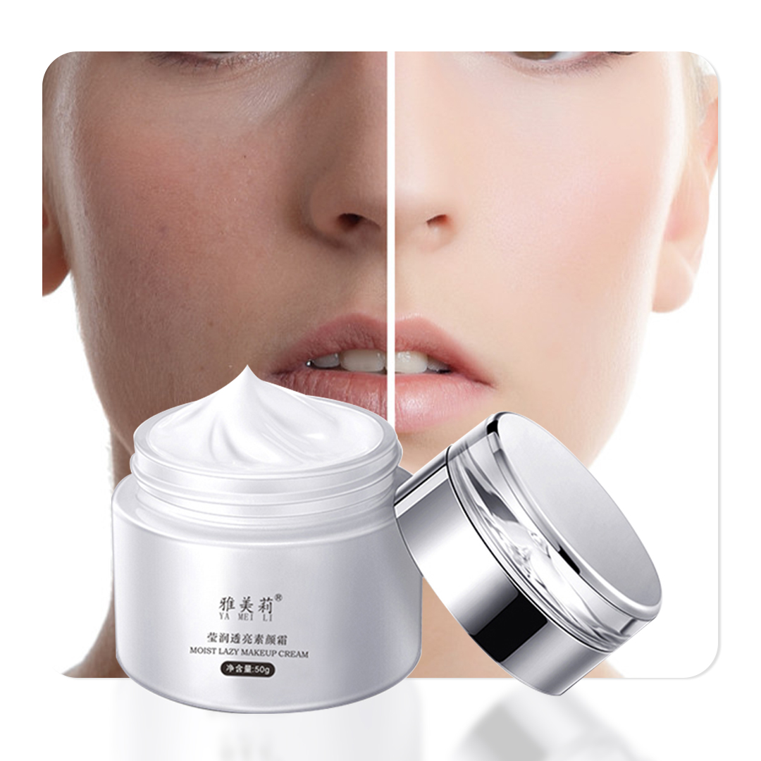 Plain Face Cream Whitening Brightening Moisturizing Natural Makeup