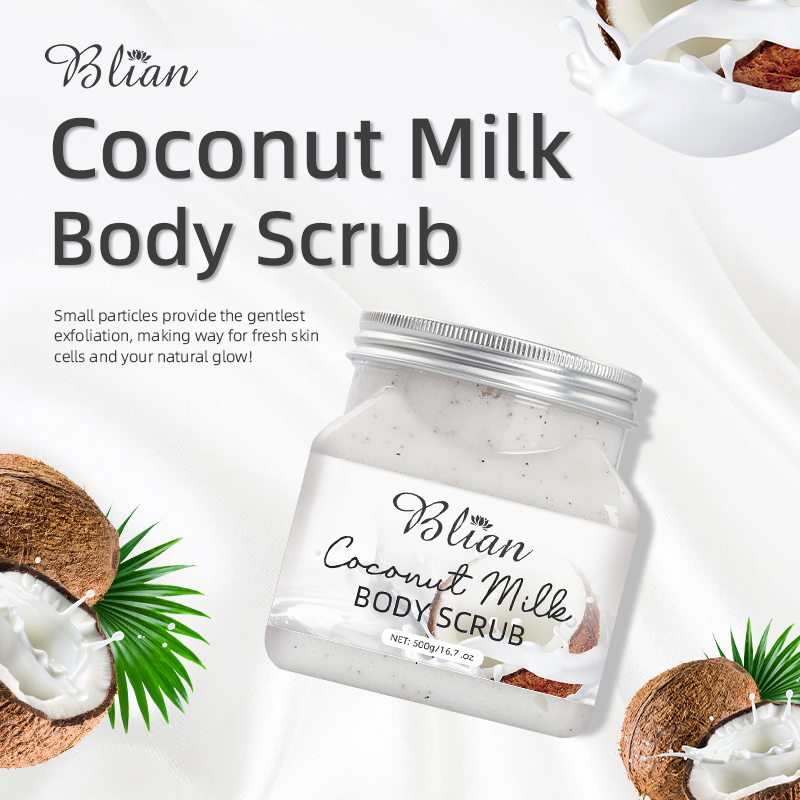 Coconut Milk Nourishes Skin Whitening Body Scrub