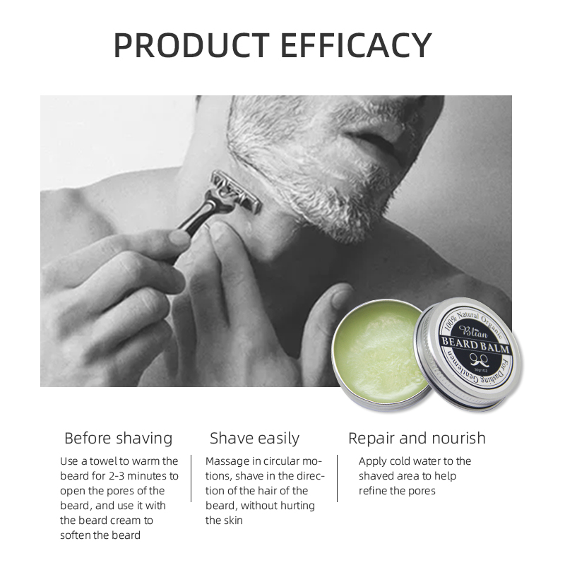 Men'S Beard Maintenance And Brightening Beard Cream