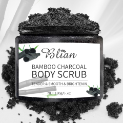 Bamboo Charcoal Exfoliate Moisturize Blemish Control Cleansing Body Scrub