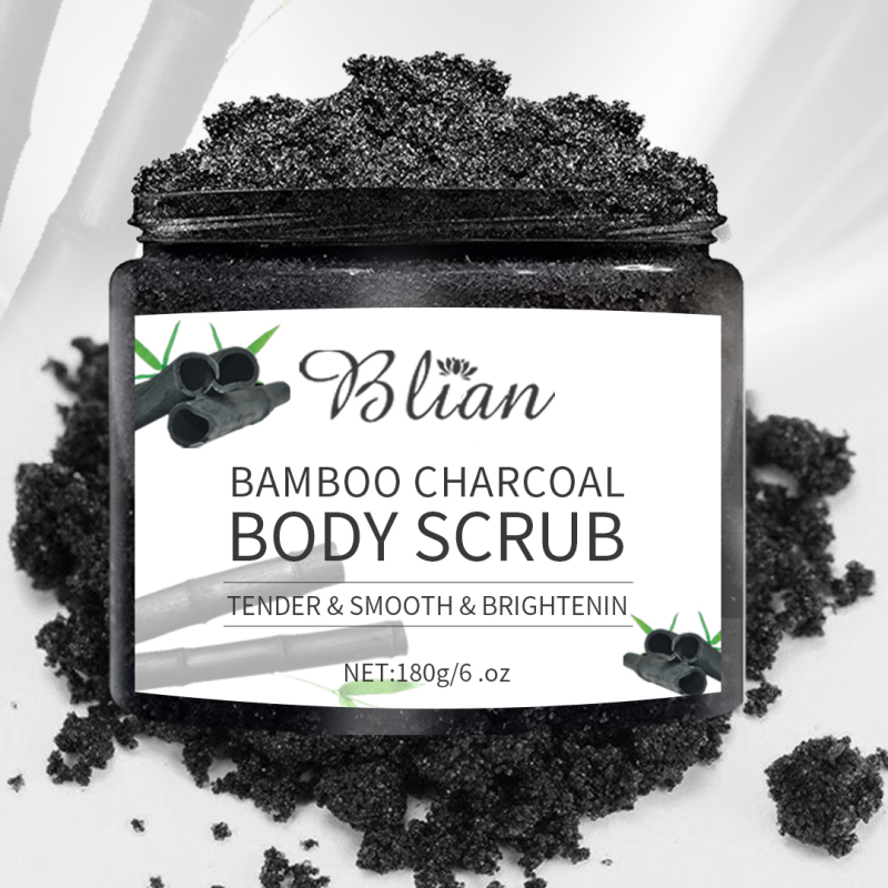 Bamboo Charcoal Exfoliate Moisturize Blemish Control Cleansing Body Scrub