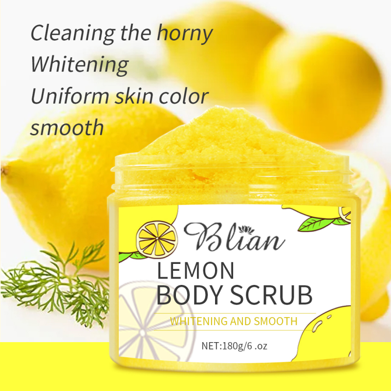 Lemon Smooth Exfoliating Moisturizing Brightening Body Scrub