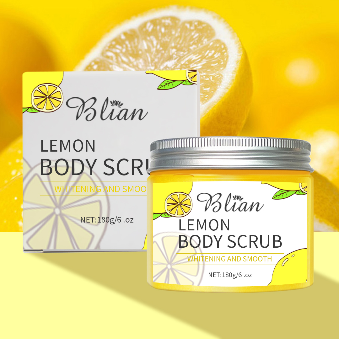 Lemon Smooth Exfoliating Moisturizing Brightening Body Scrub