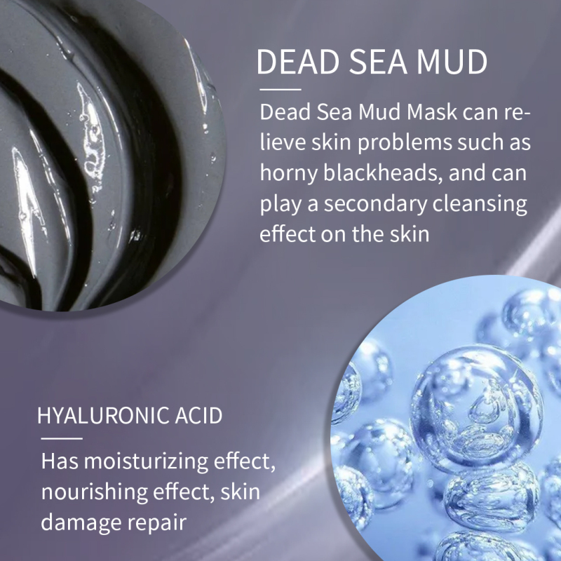 Kaolin Clay Moisturizing Hydrating Deep Cleansing Balanced Water & Oil Facial Mud Mask