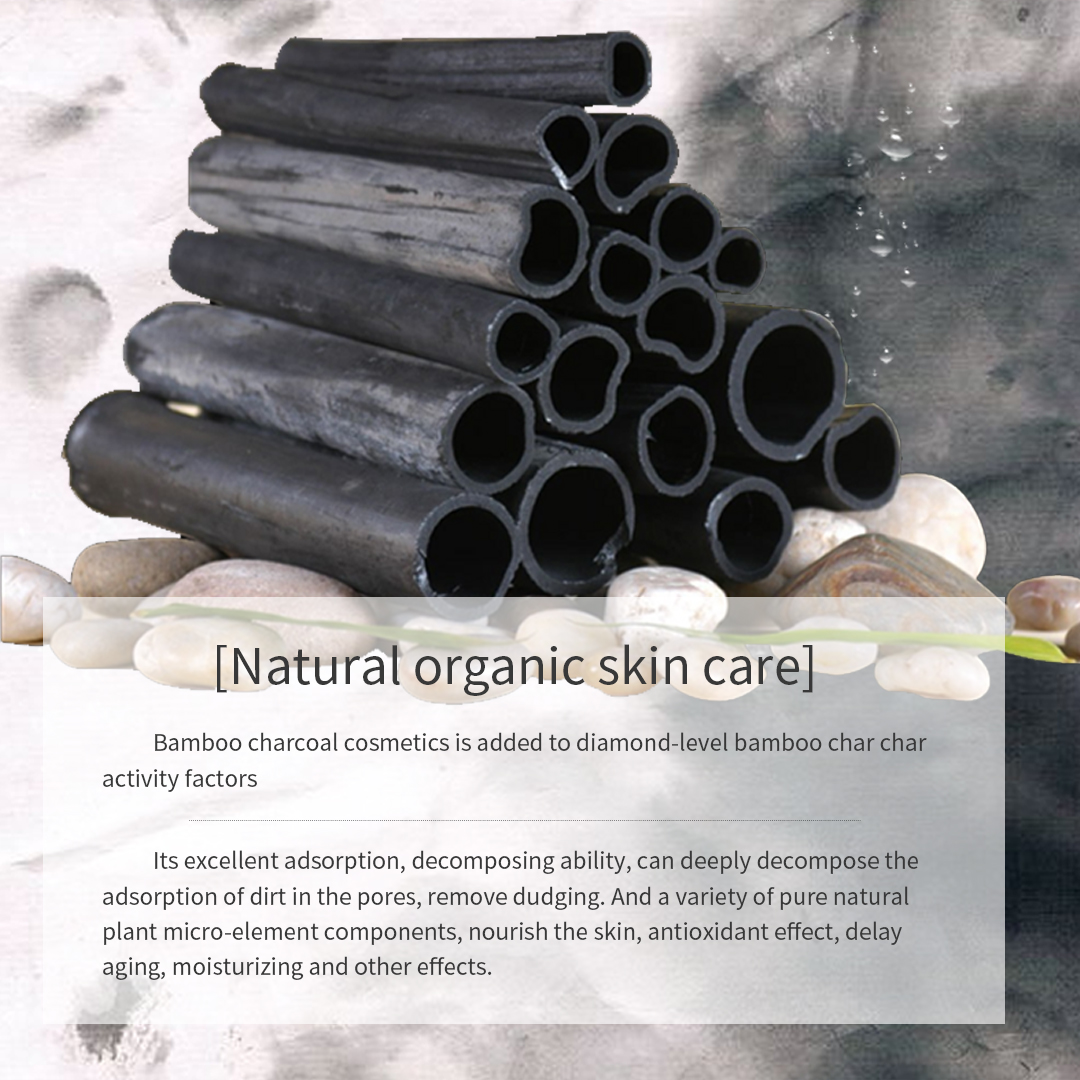 Bamboo Charcoal Exfoliate Moisturize Blemish Control Cleansing Body Scrub