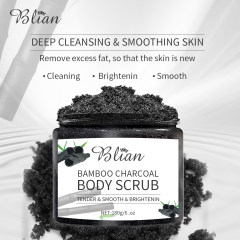 Bamboo Charcoal Exfoliate Moisturize Blemish Control Cleansing Body Scrub