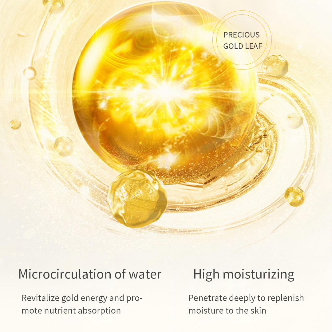 24K Gold Foil Anti Aging Facial Mask