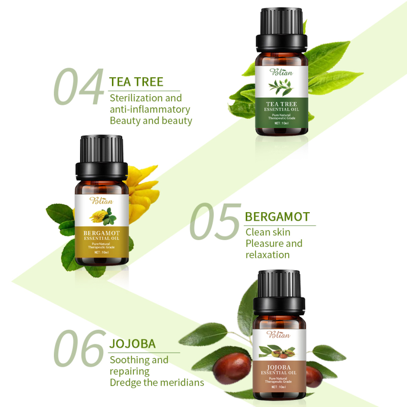 6 Kinds Relax Nourishes Hydrates Massage Essential Oil Set