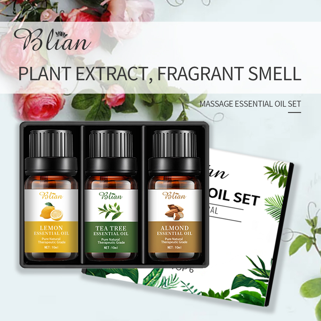 Tea Tree Soothe Dryness Massage Essential Oil Set