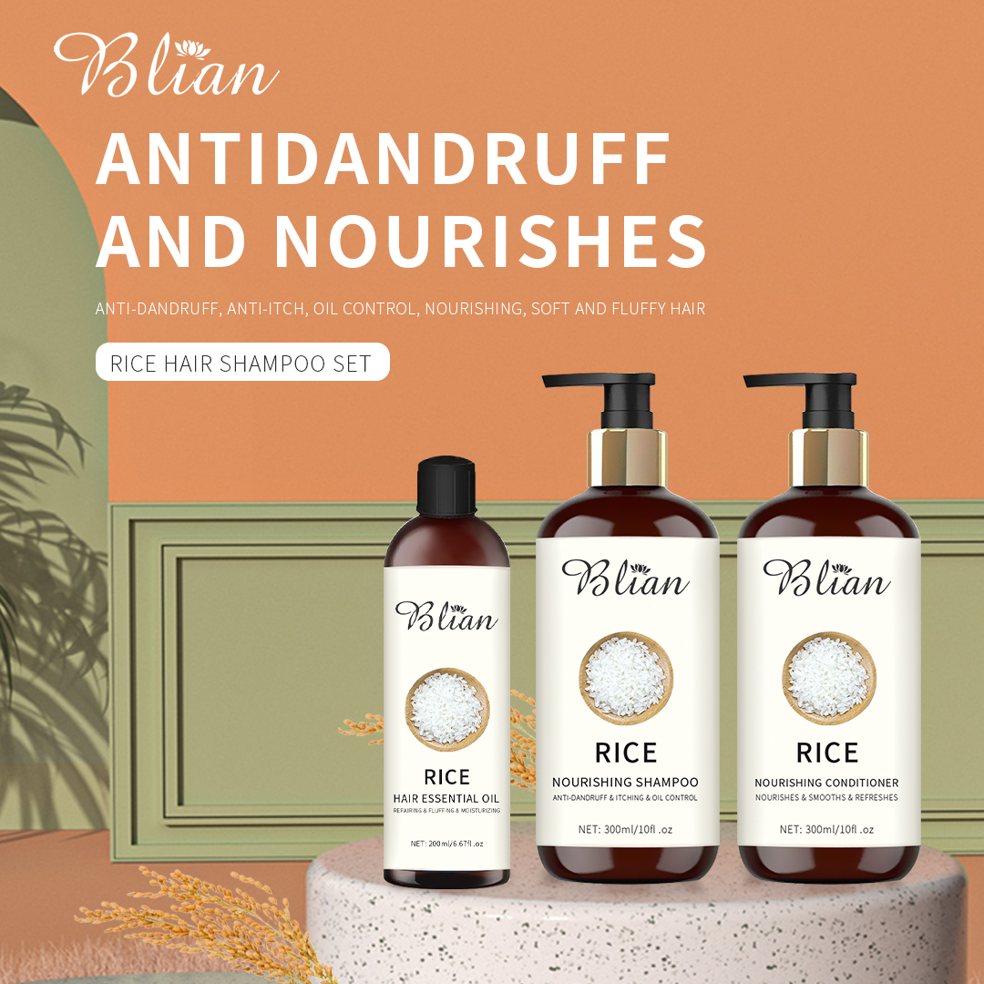 Rice Shampoo And Conditioner Hair Set