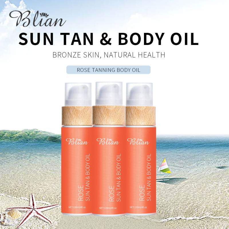 Rose Booster Tanning Body Oil