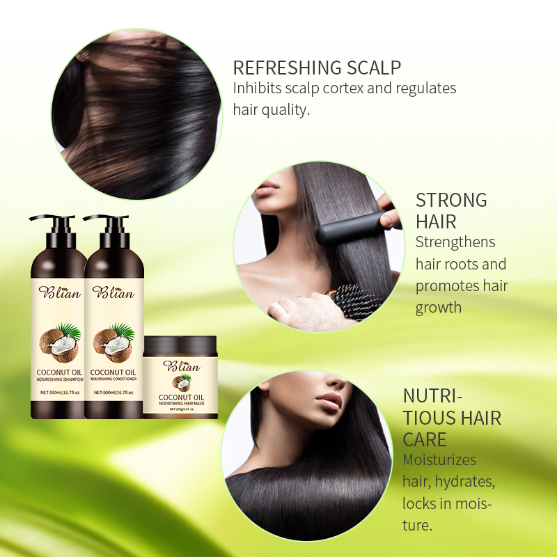 Coconut Shampoo And Conditioner Hair Set