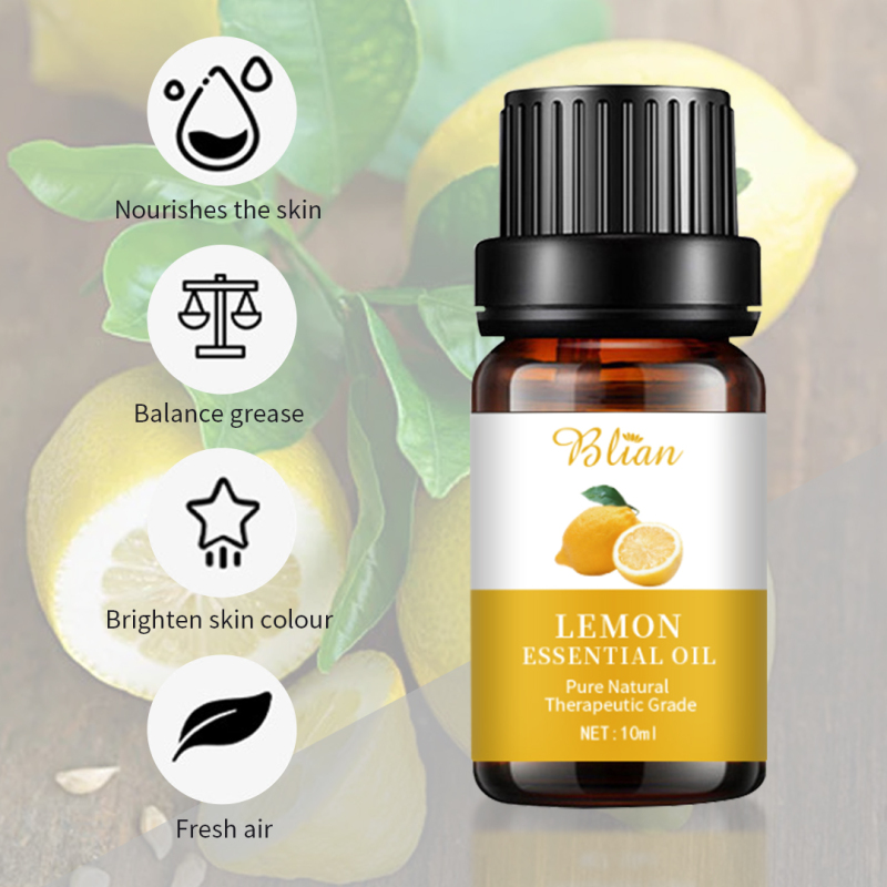 Lemon Helps Improve Mood Massage Essential Oil