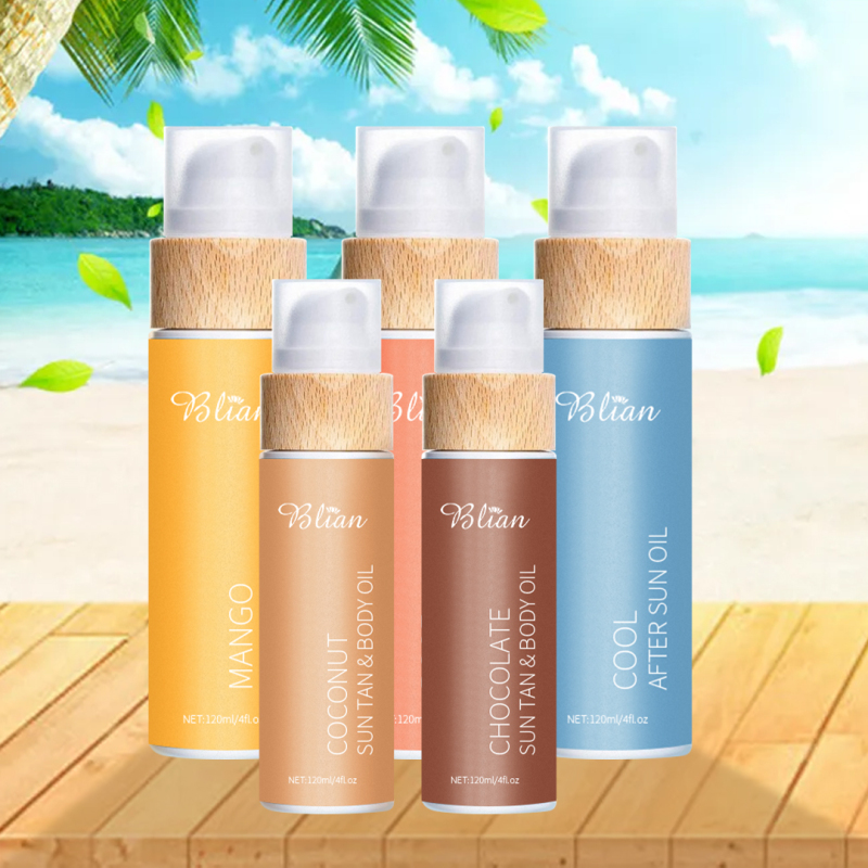 Sun Tan Body Oil Fast Tanning Skin Body Oil