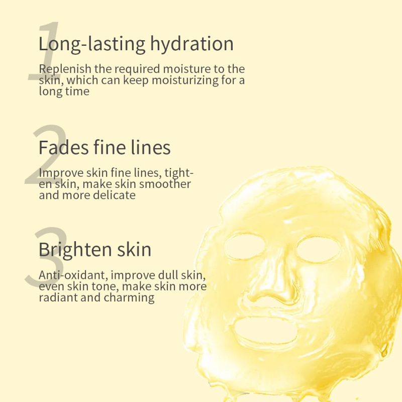 24K Gold Foil Anti Aging Facial Mask