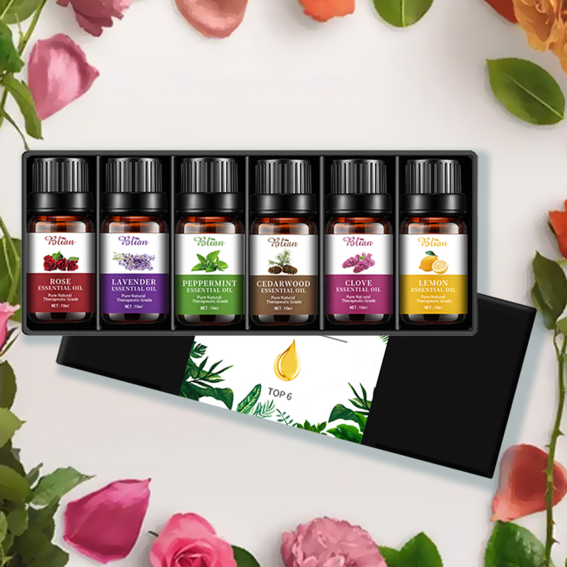 6 Kinds Hydrates Relax Nourishes Massage Essential Oil Set