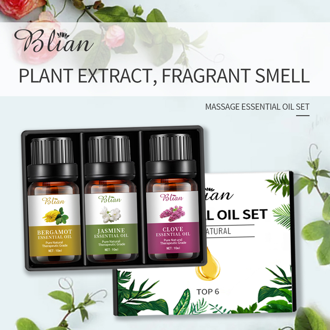 3Kinds Relax Nourishes Hydrates Massage Essential Oil Set