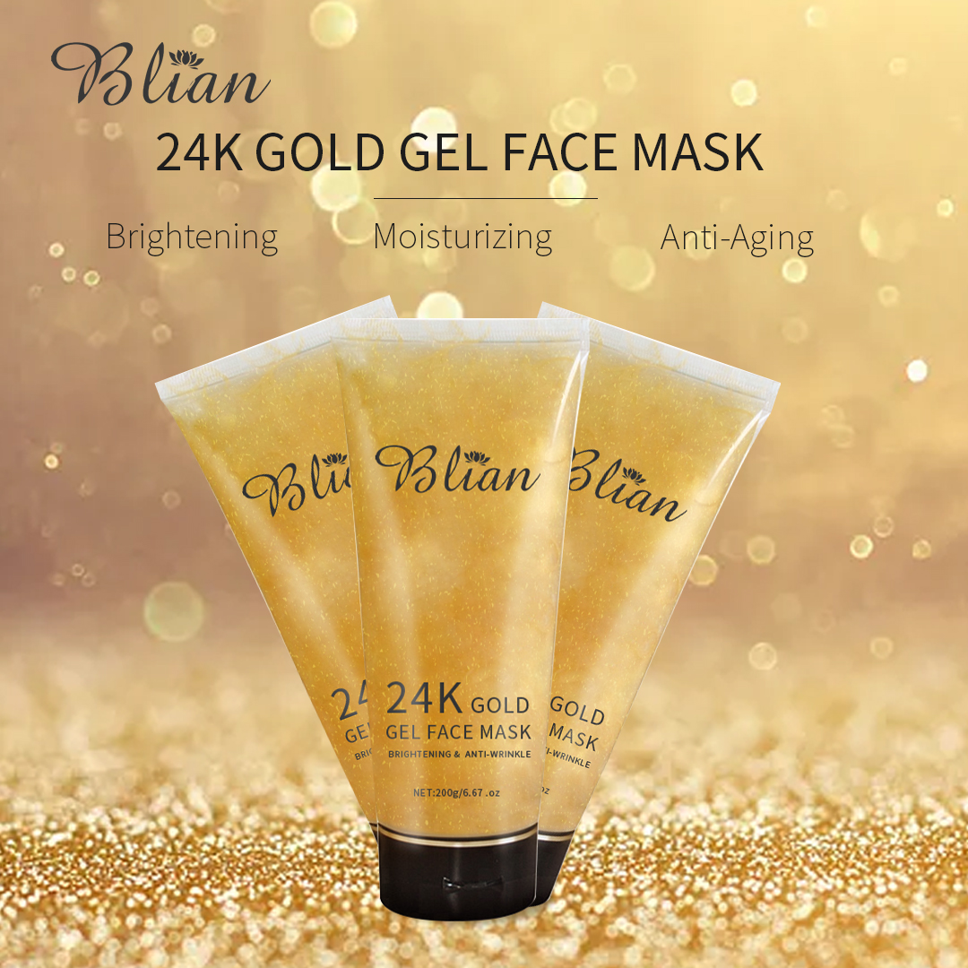 24K Gold Foil Anti Aging Facial Mask