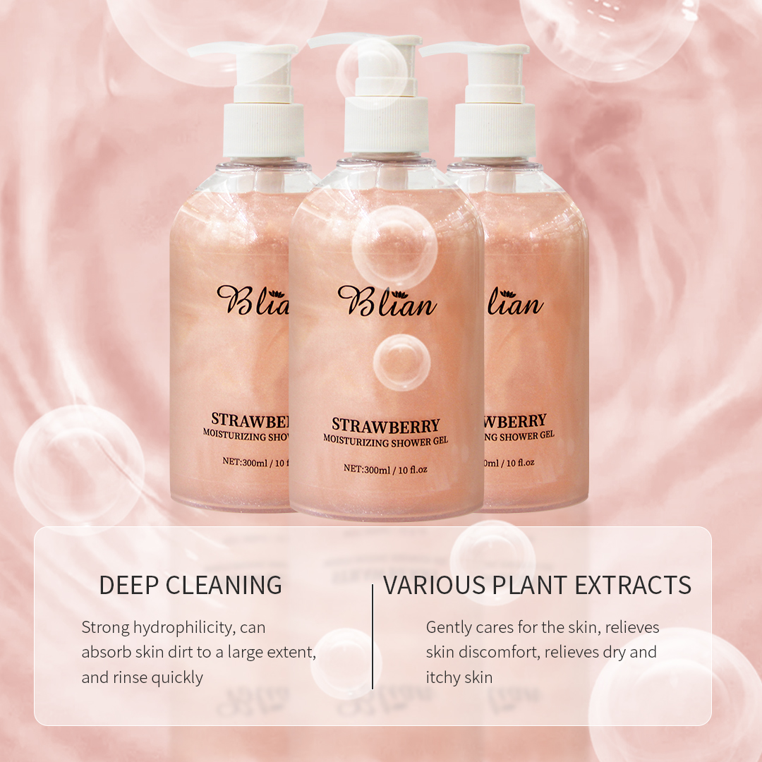 Strawberry Moisturizing Body Shower Gel
