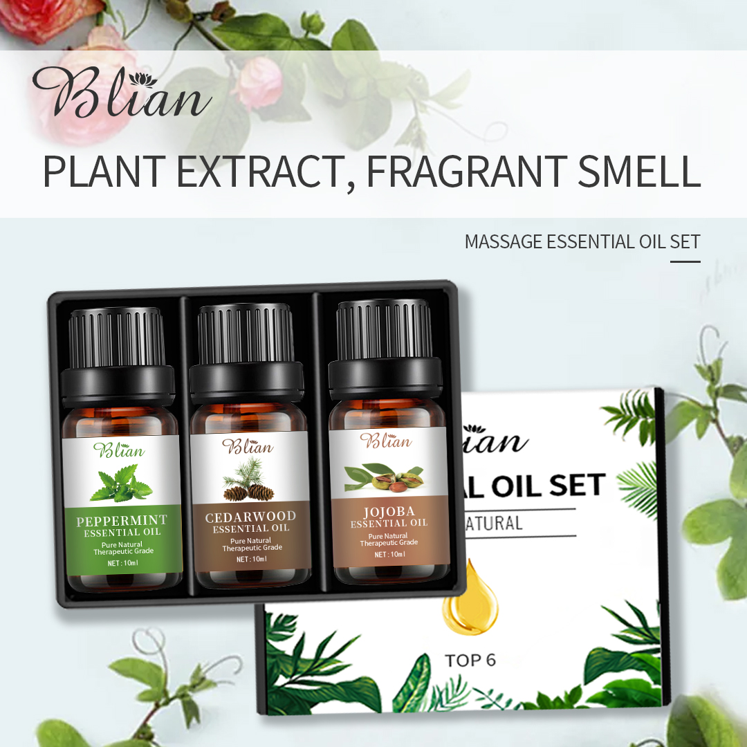 3Kinds Relax Nourishes Hydrates Massage Essential Oil Set