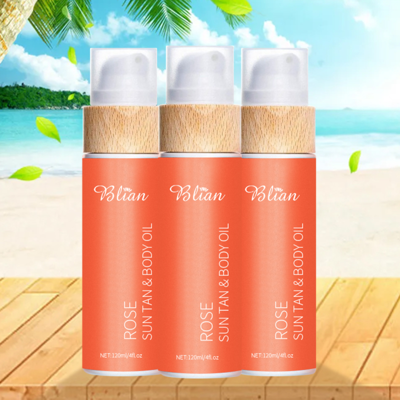 Rose Booster Tanning Body Oil