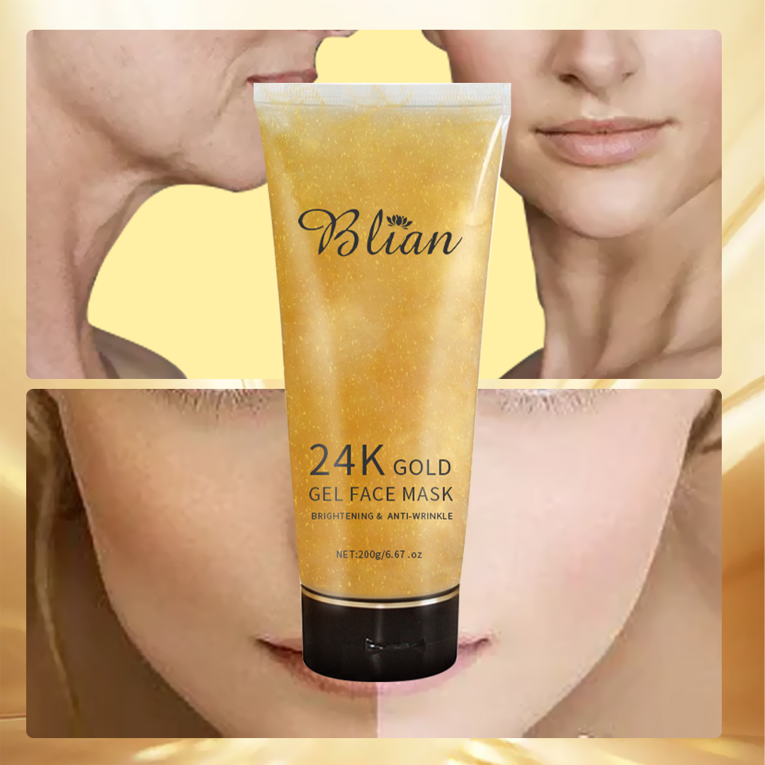 24K Gold Foil Anti Aging Facial Mask
