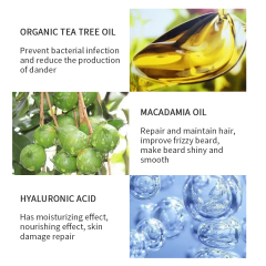 Face Care Dead Sea Mud Mask Beard Oil Blackhead Removal Beard Wax Face Combination