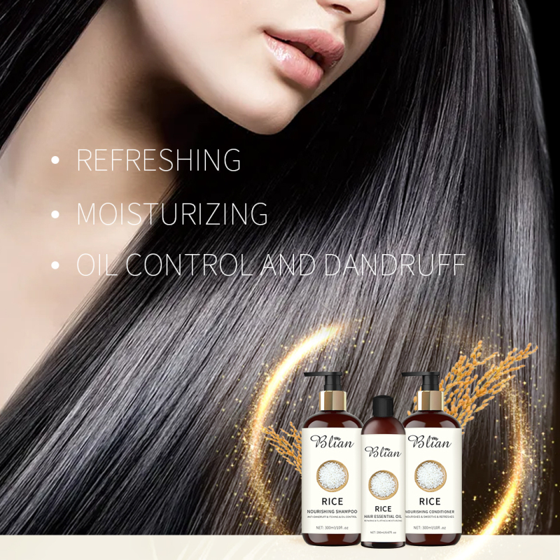 Rice Shampoo And Conditioner Hair Set