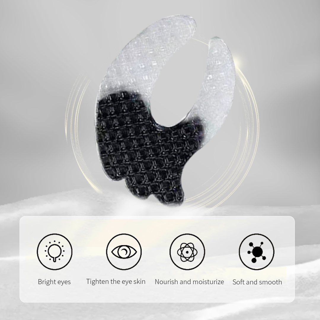 Black And White Collagen Reduces Fine Lines Eyes Mask