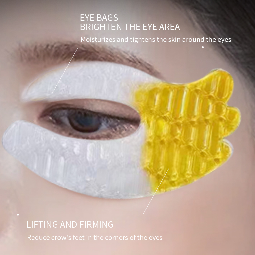 White Gold Collagen Reduces Fine Lines Eyes Mask